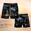 Electric Guitar Players Board Shorts, Guitar Shorts, Men's Swim Shorts