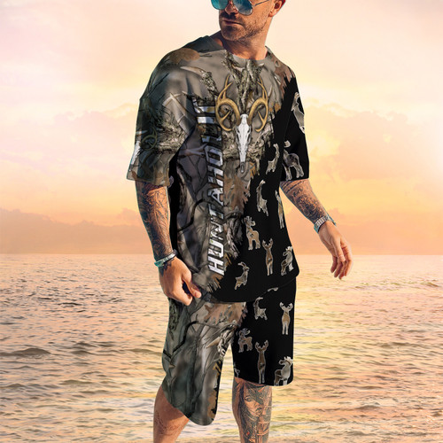 Hunting Huntaholic Combo Tshirt And Boardshorts