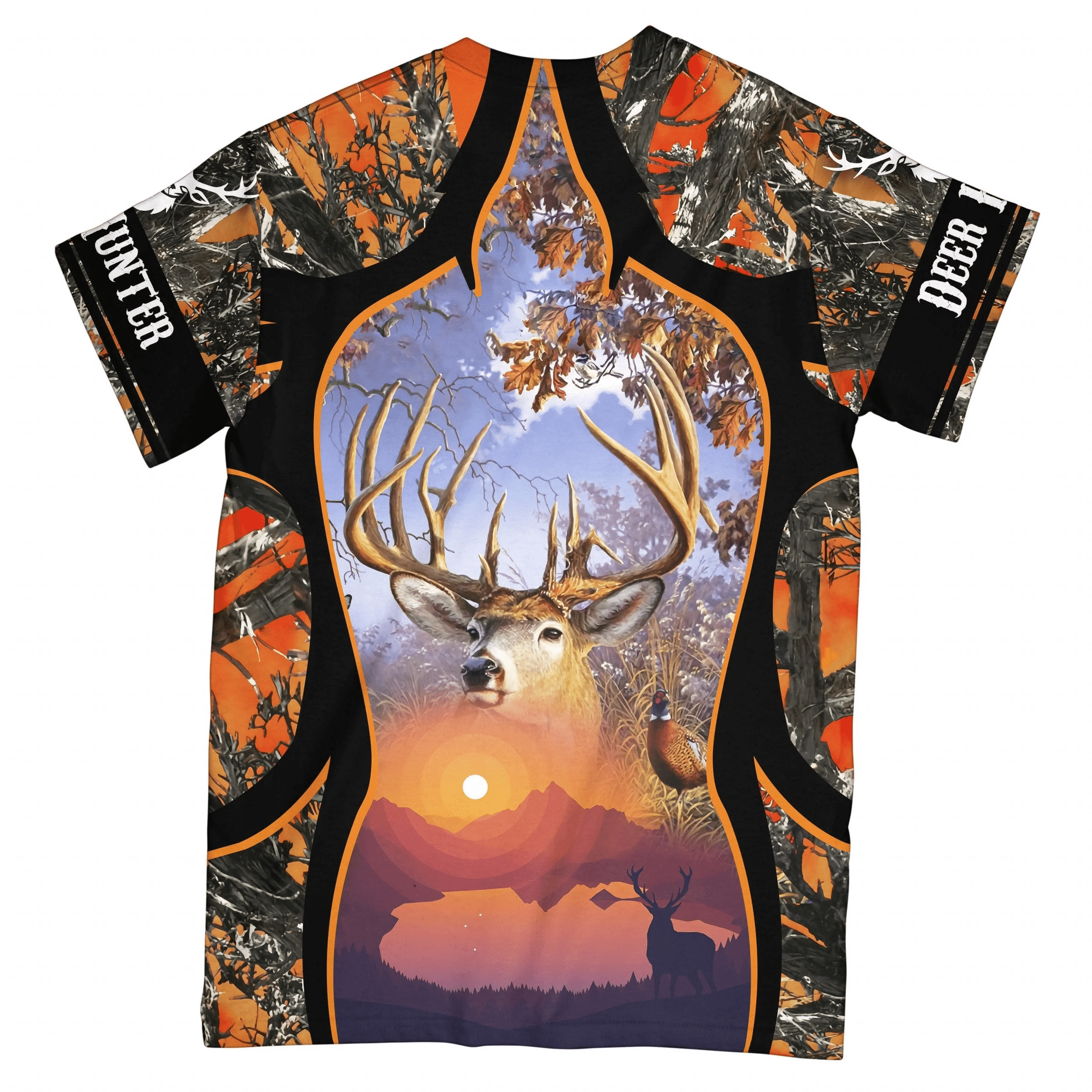 Deer Hunting All Over T shirt 3D AOP