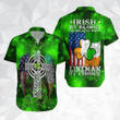 Irish Lineman St Patricks Day Hawaiian Shirt For Men & Women | WT1593