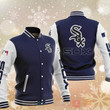 MLB Chicago White Sox Dark Blue White Baseball Jacket