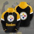 NFL Pittsburgh Steelers Big Logo Pullover Hoodie AOP Shirt
