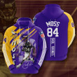 NFL Minnesota Vikings Randy Moss Purple Gold Pullover Hoodie AOP Shirt