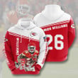NFL Kansas City Chiefs Damien Williams Red White Pullover Hoodie AOP Shirt
