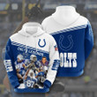 NFL Indianapolis Colts Legends Blue White Pullover Hoodie AOP Shirt