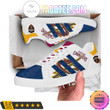 NBA Cleveland Cavaliers White Navy Blue Stan Smith Shoes