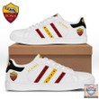 AS Roma White Red Yellow Stripes Stan Smith Shoes