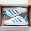 SSC Napoli White Light Blue Stripes Stan Smith Shoes