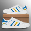 NFL Los Angeles Chargers White Powder Blue Stan Smith Shoes V2