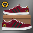 Wolverhampton Wanderers FC Red Green Stan Smith Shoes
