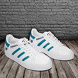 NBA Charlotte Hornets White Teal Stan Smith Shoes