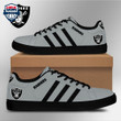 NFL Las Vegas Raiders Silver Black Stan Smith Shoes
