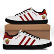AS Roma White Red Stripes Stan Smith Shoes
