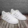 Real Madrid White Grey Stripes Stan Smith Shoes