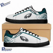 NFL Philadelphia Eagles White Green Stan Smith Shoes V3