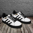NFL Pittsburgh Steelers White Black Stripes Stan Smith Shoes