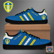 Leeds United Blue Yellow White Stan Smith Shoes