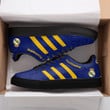Real Madrid Blue Yellow Stripes Stan Smith Shoes