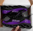 NCAA Northwestern Wildcats Black Violet Max Soul Shoes V2