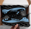 NCAA North Carolina Tar Heels Blue Black Max Soul Shoes