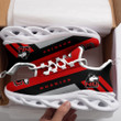 NCAA Northern Illinois Huskies Red Black Max Soul Shoes