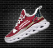 NCAA Arkansas Razorbacks American Flag Max Soul Shoes