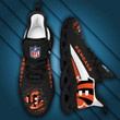 NFL Cincinnati Bengals Orange Black Max Soul Shoes