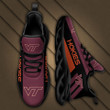NCAA Virginia Tech Hokies Maroon Black Max Soul Shoes