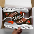 NFL Cleveland Browns Grey Orange Max Soul Shoes