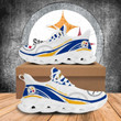 NFL Pittsburgh Steelers White Blue Golder Logo Sneakers Max Soul Shoes