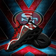NFL San Francisco 49ers Red Logo Sneakers Max Soul Shoes