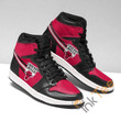 Air JD Hightop Shoes NBA Chicago Bulls Red Black Air Jordan 1 High Sneakers