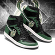 Air JD Hightop Shoes NBA Milwaukee Bucks Green Black Air Jordan 1 High Sneakers