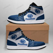 Air JD Hightop Shoes NCAA Penn State Nittany Lions Blue White Air Jordan 1 High Sneakers V2