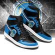 Air JD Hightop Shoes NBA Golden State Warriors Black Blue Air Jordan 1 High Sneakers V3