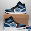 Air JD Hightop Shoes NBA Orlando Magic Blue Black Air Jordan 1 High Sneakers V2