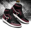 Air JD Hightop Shoes NBA Miami Heat Red Black Air Jordan 1 High Sneakers V2