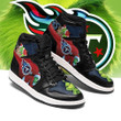 Air JD Hightop Shoes NFL Tennessee Titans The Grinch Air Jordan 1 High Sneakers