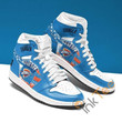 Air JD Hightop Shoes NBA Oklahoma City Thunder Blue White Air Jordan 1 High Sneakers V2