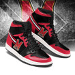 Air JD Hightop Shoes NCAA Maryland Terrapins Red Black Air Jordan 1 High Sneakers