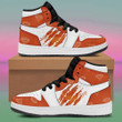Air JD Hightop Shoes NCAA Texas Longhorns Orange White Air Jordan 1 High Sneakers V3