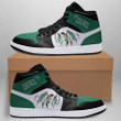 Air JD Hightop Shoes NBA Boston Celtics Green Black Air Jordan 1 High Sneakers