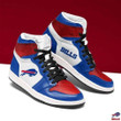 Air JD Hightop Shoes NFL Buffalo Bills Blue White Red Air Jordan 1 High Sneakers