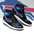 Air JD Hightop Shoes NFL Buffalo Bills Blue Black Logo Air Jordan 1 High Sneakers