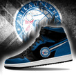 Air JD Hightop Shoes NBA Philadelphia 76ers Blue Black Air Jordan 1 High Sneakers