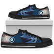 MLB Seattle Mariners Artistic Scratch Low Top Shoes