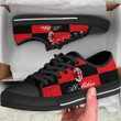 AC Milan Red Black Pattern Low Top Shoes