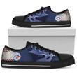 MLB Toronto Blue Jays Artistic Scratch Low Top Shoes