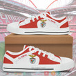 SL Benfica White Red Low Top Shoes