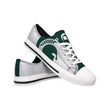 NCAA Michigan State Spartans White Low Top Shoes